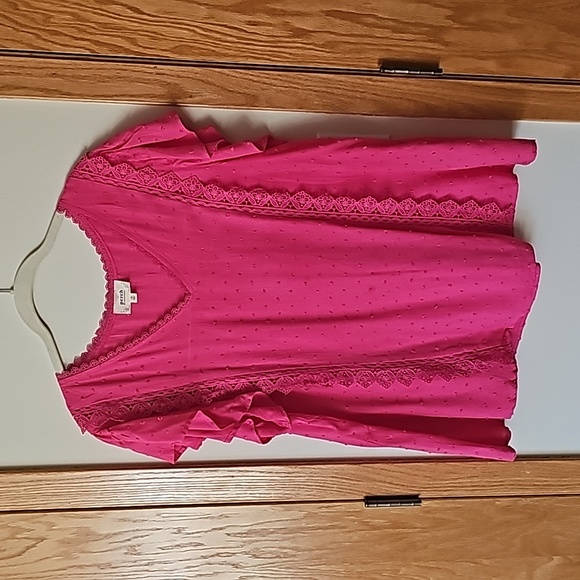 Perch Ruffle Sleeve Top (1X) - Picture 10 of 11
